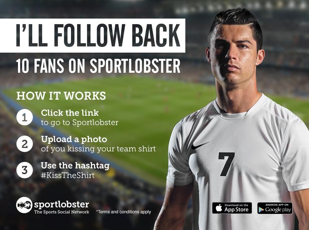 Cristiano's tweet photo. There’s a photo competition running on Sportlobster.It starts now, I’ll follow some fans back. http://t.co/hZm92dQALq http://t.co/2wLqWyTVik