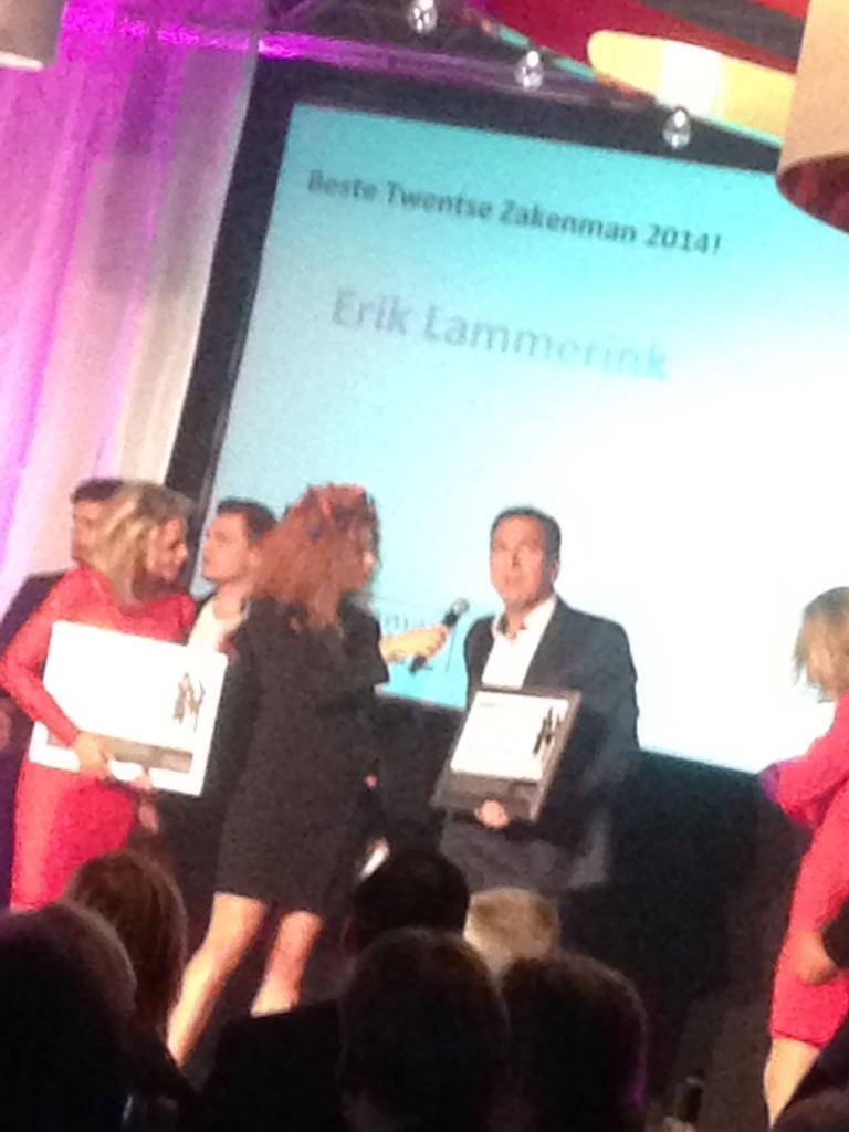 Erik Lammerink zakenman van 2014!!