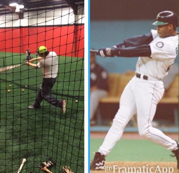 Happy birthday to two of the sweetest lefty swings Ive seen. and Ken Griffey Jr. 