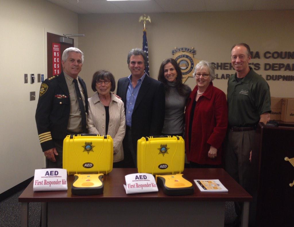 Today we donated 26 AEDs to <a href="/PimaSheriff/">Pima County Sheriff's Department</a> . We are happy that these life saving devices will be in such capable hands.