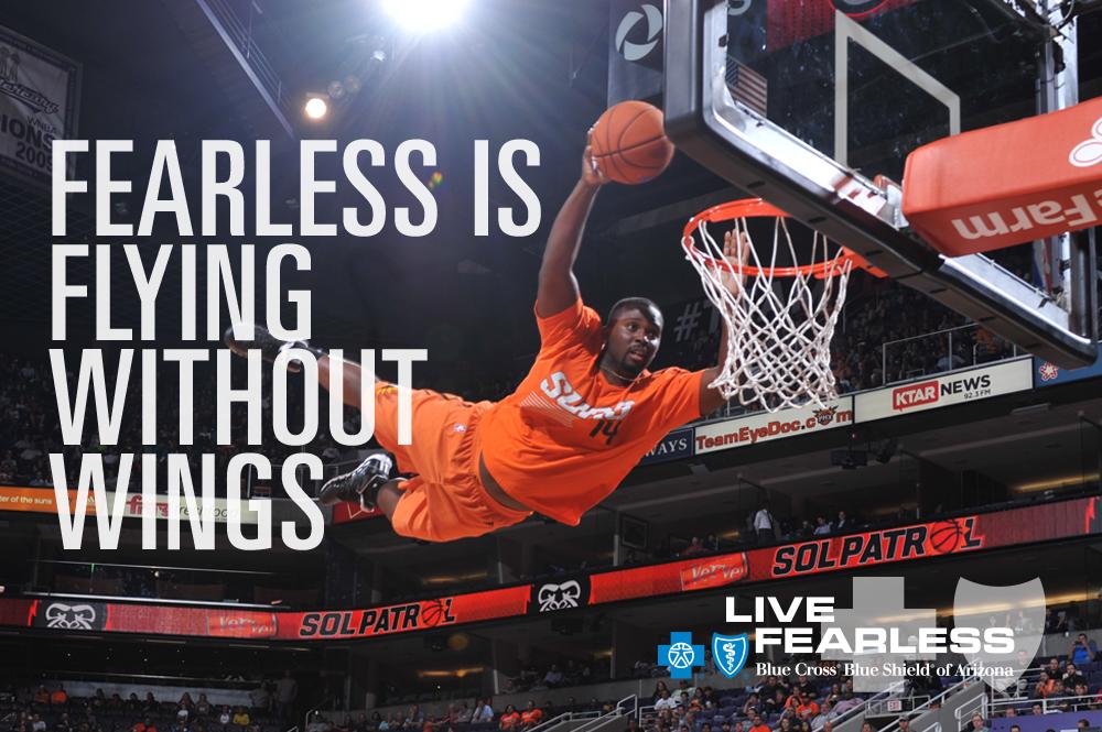 Suns's tweet photo. Tell us what #FearlessIs to you &amp; you could win tickets an an upcoming Suns game, courtesy of @BCBSAZ. http://t.co/g3G9KTvfuI