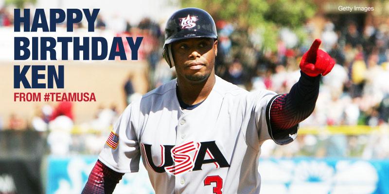 Happy 45th Birthday Ken Griffey, Jr.! Did you know "The Kid" represented at the 2006 World Baseball Classic? 