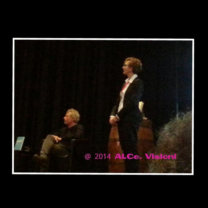 AlCeVisioni's tweet photo. #AlessandroBaricco ed Erika Cusinatti #lafeltrinelli #Ferrara Sala Boldini http://t.co/z70amURyRD