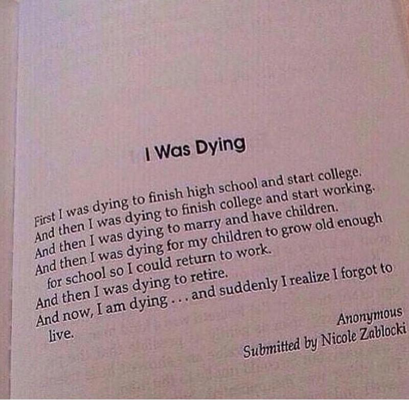 NotCorruptMedia's tweet photo. Stop dying. Start living. http://t.co/Ry0JoIPhMa