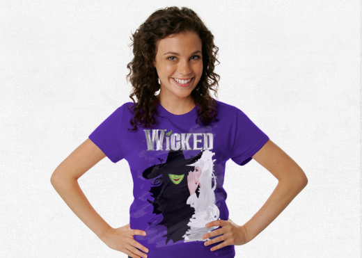 Take a cue from our #WICKEDswag fashionista and visit the official #WICKED store! bit.ly/iVxVfz