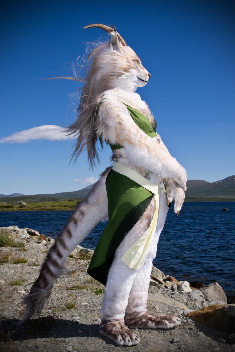 OrahierJen's tweet photo. Looking over a lake in Norway! #FursuitFriday http://t.co/zVxVNrEsEb
