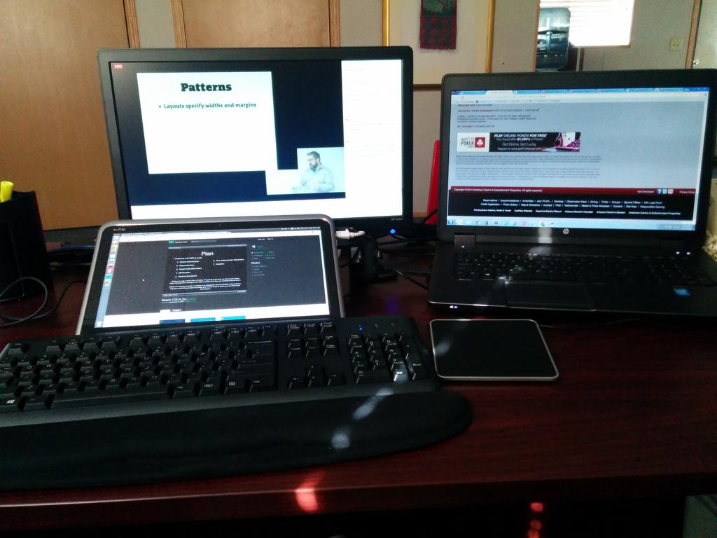 some_user123's tweet image. Online workshop all day. #frontendmasters #fromLasVegas #smacss
