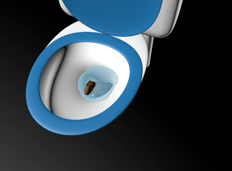 A7Xrs's tweet photo. I made a model of a toilet in class today and added a piece of poop in but i don't think my teacher was too impressed http://t.co/vood7WoABe