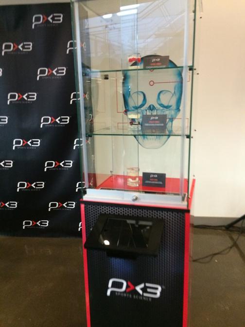 1_StephenNorris's tweet photo. @px3sports @WinSportCanada #ImpactLab #medialaunch #thismorning http://t.co/PFI9tKamK7