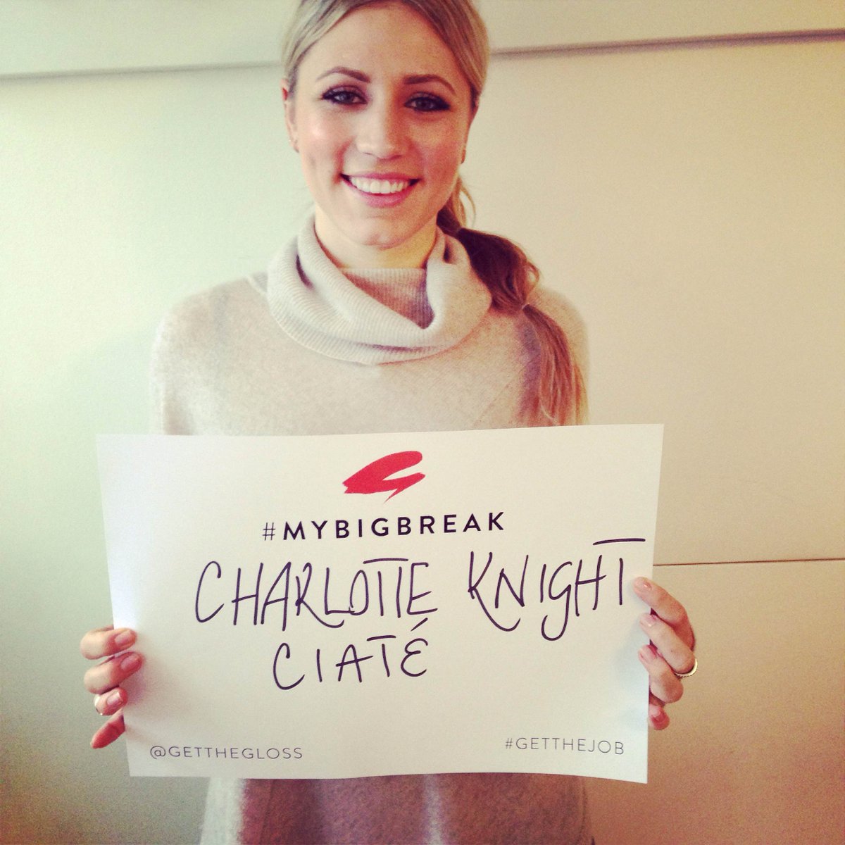 GetTheGloss's tweet photo. @oliviacavill's big break was all thanks to @CKnight_Ciate share yours using #MyBigBreak @ciatelondon http://t.co/YFnat9dd6g