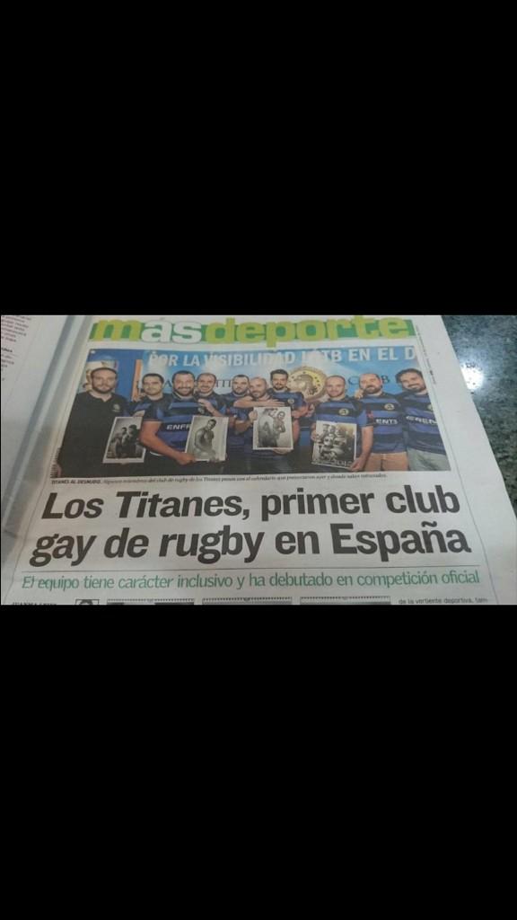 UamRugby's tweet photo. Parece ser que para que le den bombo al rugby tienes que ser Gay sino pasan de ti http://t.co/6V9IQqn3hZ