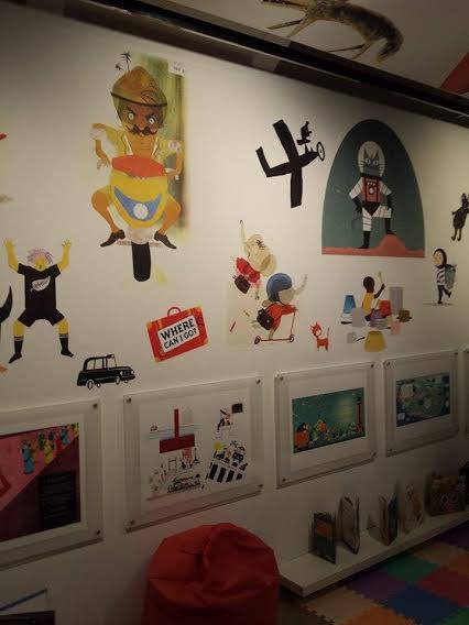 FrannPG's tweet image. Anyone interested in children&apos;s book illustration should visit. It looks great! #enchantedpages @ldnprintstudio