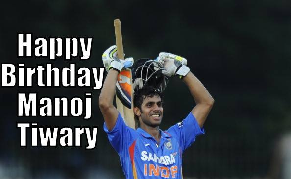" Indian Cricket Team batsman Manoj Tiwary turns 29 today.
Happy Birthday !!  happy janmodin