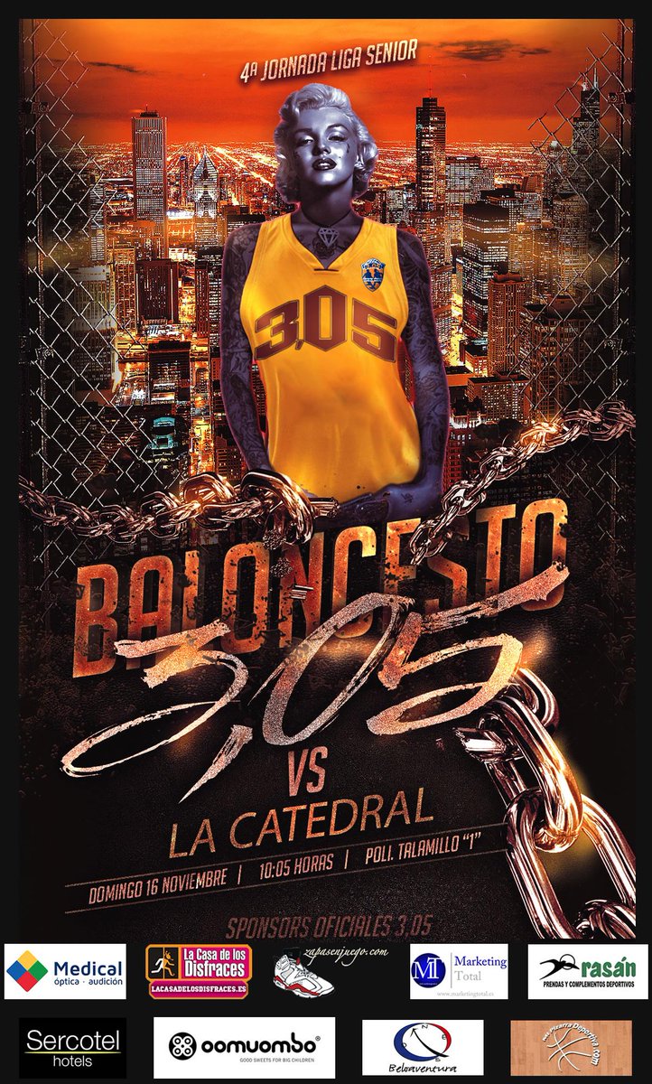 Baloncesto305's tweet photo. Próximo partido el Domingo 16 a las 10:05 horas en el Polideportivo Talamillo contra La Catedral. #GoBaloncesto305 http://t.co/EsFUXvVNxd