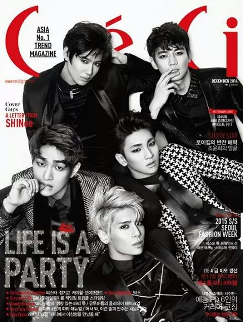 Shawol_Thailand's tweet photo. ไหนๆปีนี้เราซื้อนิตยสารกันเยอะแล้ว จะซื้ออีกสักเล่มจะเป็นไรไป รออุดหนุน CeCi ฉบับเดือนธันวาคมกันด้วยน้าาา ∩__∩♡~ http://t.co/rTdjThNlyC