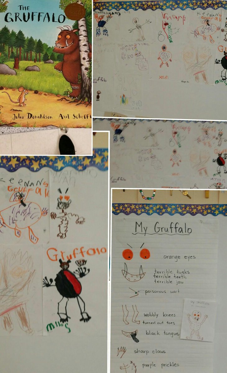 Predicting what a Gruffalo looks like. #kindergarten #predict  pic-collage.com/_CRds5htD