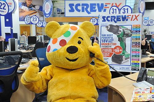 Screwfix's tweet photo. Tonight, our Call Centre will be taking calls for #ChildrenInNeed http://t.co/9OWylnkqUN