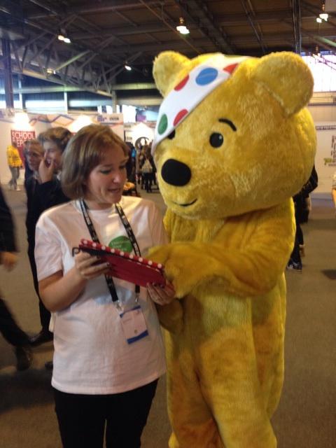 JamPond's tweet image. Look who is playing the @plotr_uk game! #plotr #skillsshow #pudsey #careers