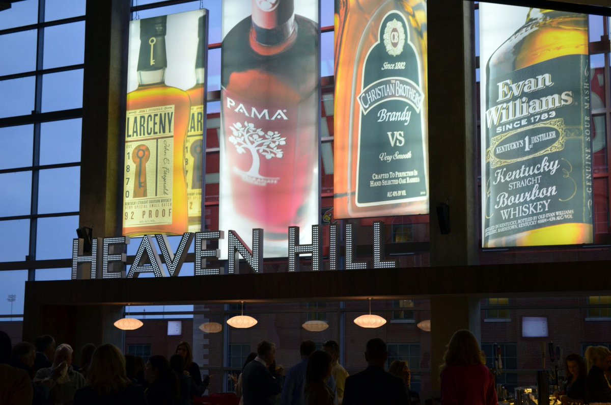 CalhounConstruc's tweet photo. Calhoun Construction completes the Heaven Hill Bar @ KFC YUM Center! http://t.co/6O4B0wsD41