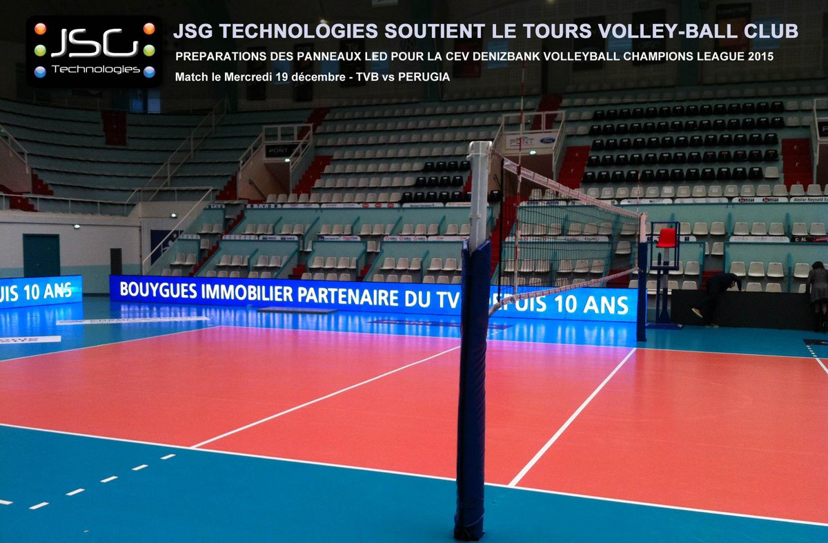 jsgtechnologie's tweet photo. Un évènement très attendu ! @ToursVolleyBall @LNVofficiel  @FFvolleyball  @sportmarketing @DenizBank @ShareThis @TWiT http://t.co/sIzk3IMZPW
