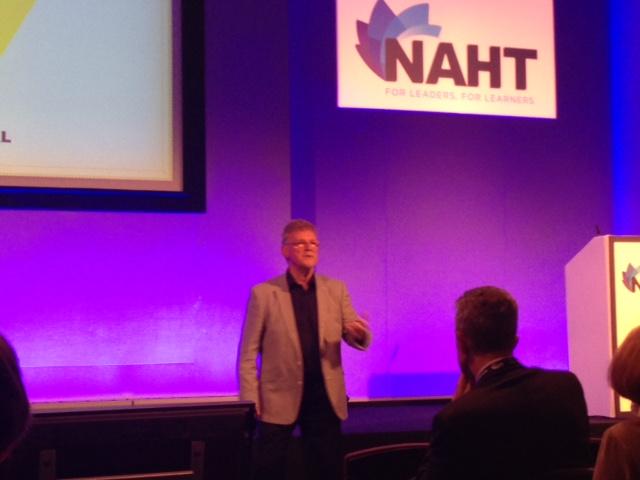 NAHTnews's tweet photo. "Children will forget what you make them think but will never forget what you made them feel"@sirjohnfjones #NAHT2014 http://t.co/feeYC7pXF7