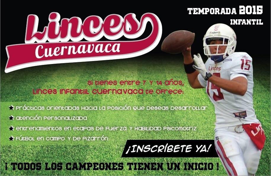 LincesCuerna's tweet photo. @ElChoroMatutino somos un equipo nuevo de football americano en Cuernavaca ayúdanos a RT GRACIAS http://t.co/dnQ89hH8lk