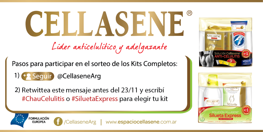 Su_Gimenez's tweet photo. ¡Sorteo exclusivo! @CellaseneArg regala dos tratamientos completos, ¡Elegí el tuyo! #ChauCelulitis #SiluetaExpress http://t.co/MhwMAYXP6v