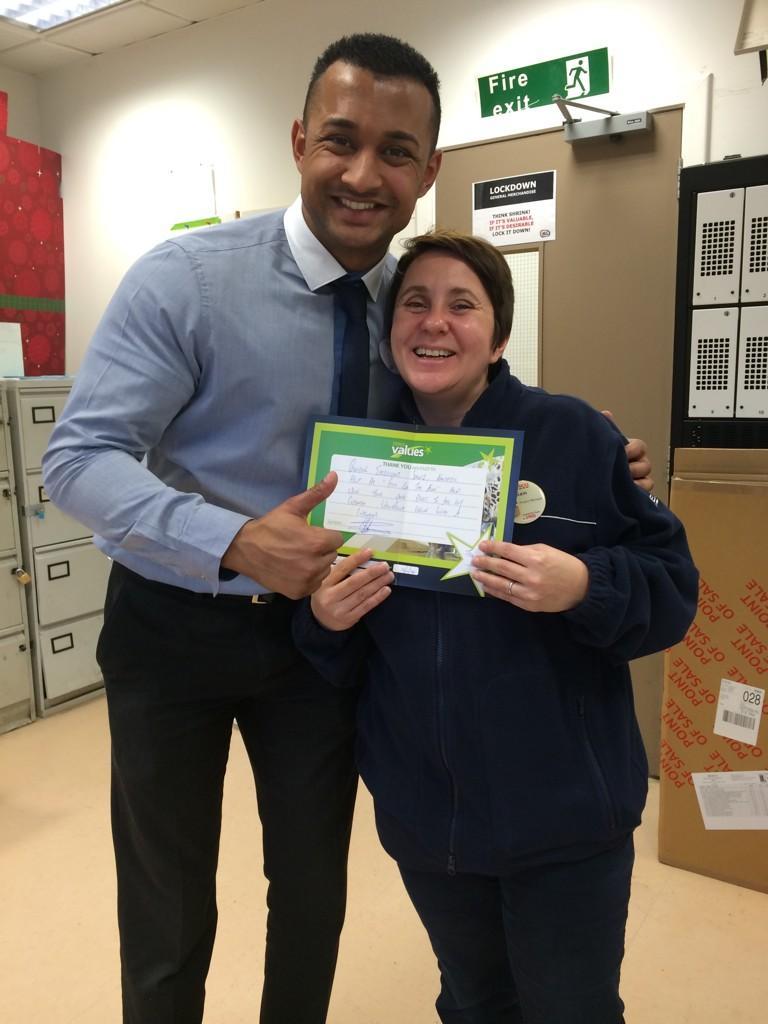 Congratulations <a href="/welshsam_welsh/">Sam Welsh</a> for delivering excellent service #feetonthefloor #Values <a href="/AhmadDeys/">Syed Ahmad</a> <a href="/nikkimillard/">Nikki Millard</a> 👏👏