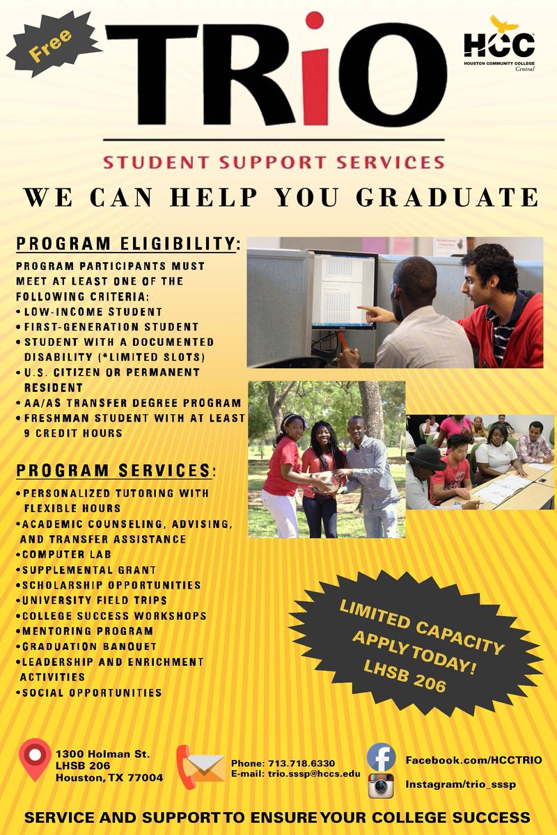 HCC TRIO (@sssphcc) on Twitter photo Currently accepting new #TRIO members. If you attend <a href="/HCCcentral/">HCC Central</a> stop by LHSB 206 at Central college to apply Currently accepting new #TRIO members. If you attend <a href="/HCCcentral/">HCC Central</a> stop by LHSB 206 at Central college to apply
