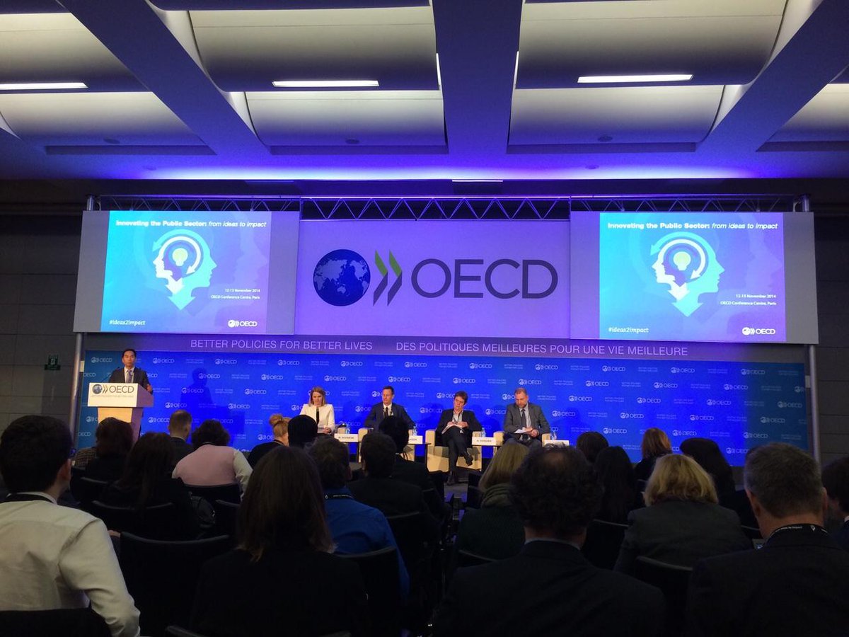 Innovating the Public Sector:from Ideas to Impact Konferansı Paris'te gerçekleştirilmektedir.