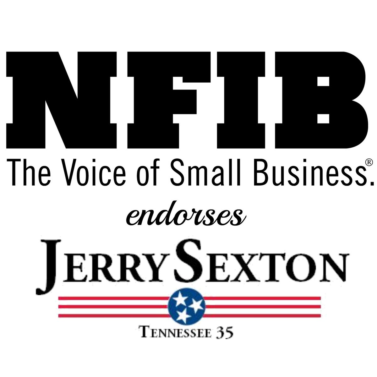 Proud to have been endorsed by NFIB!