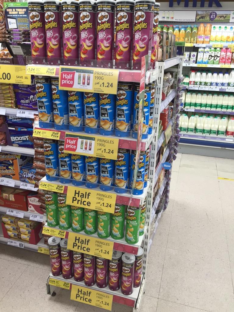 Half price Pringles, stock up for Christmas 🎄