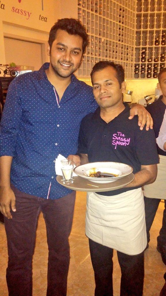 MissMalini's tweet photo. Look who already made a friend :) @The_SassySpoon #ComingSpoon @nrizwanu http://t.co/KIw79MP4z5