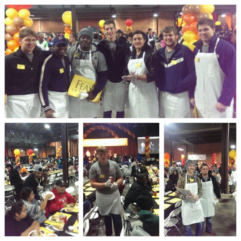 DBULacrosse's tweet photo. The DBU Lacrosse team had a great time serving at the @HEB #FeastOfSharing last night #DBULAX http://t.co/fYkx4UzVUn