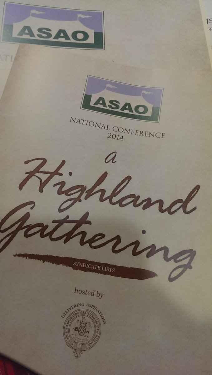 #Fascinating talk by #EdinburghTatoo at the #ASAOConference