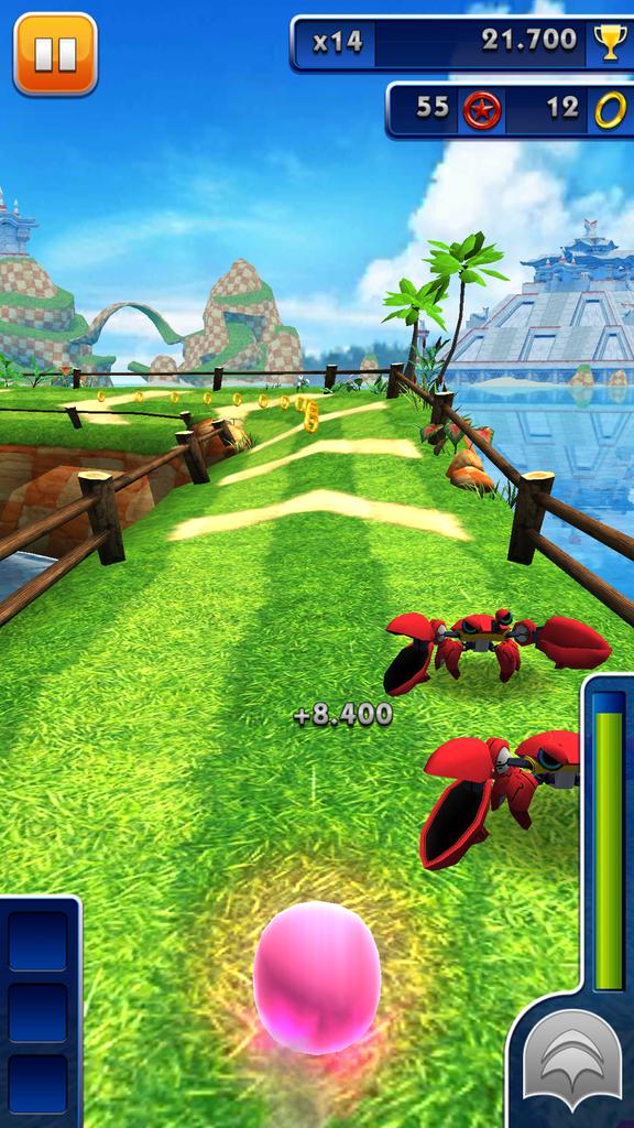 Knuttunk55's tweet image. ソニックブーム発売記念でエミーちゃんがもれなくタダでもらえました(表現)
走り方がスキップっぽくてなんか見てるこっちがフラフラしちゃいそう。でもトリックがかわいい。しかしおぱんつは積極的に見せていくスタイル

#Sonic_Dash