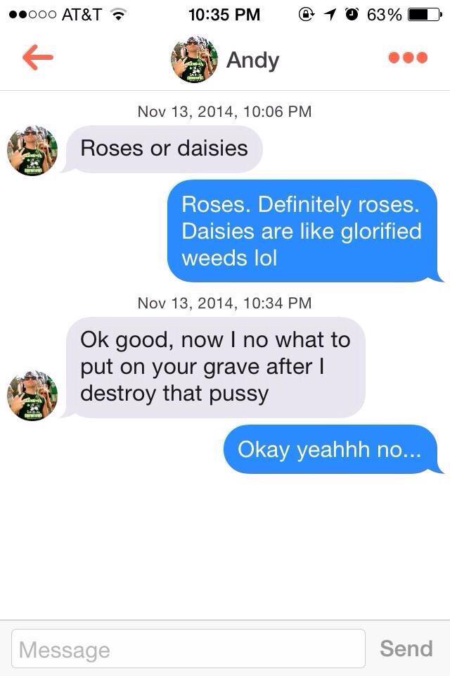 Tinder Problems on Twitter "Roses or daisies http//t.co/G8mk9WlUDK"