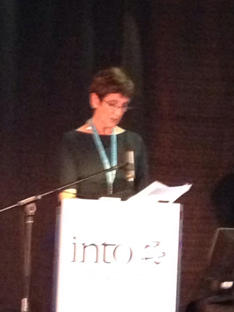 abowen80's tweet photo. Dympna Mulkerrins from the INTO's Education Committee speaking to delegates #intoed14 http://t.co/XpIQ7sa8AF