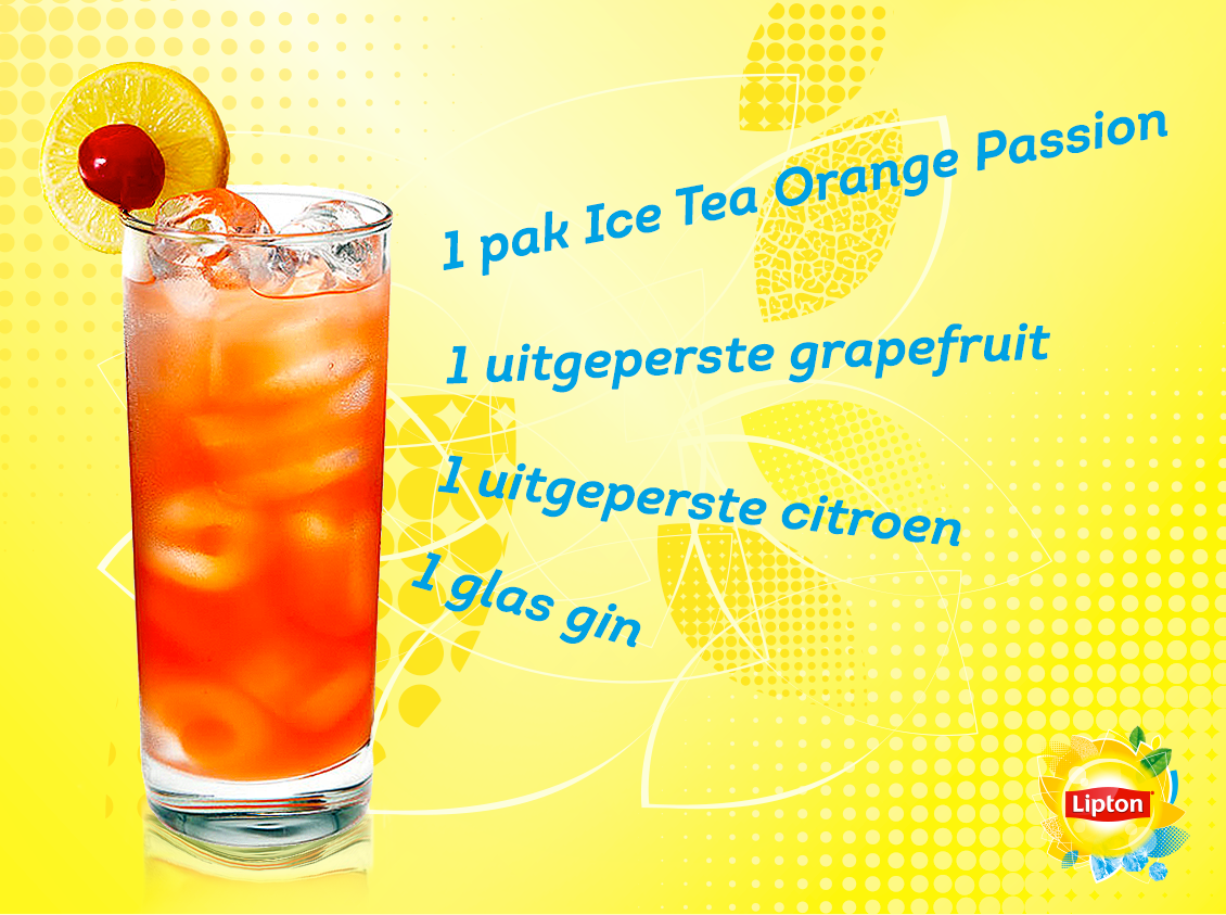 Met onze Lipton Ice Tea Citrus Punch zeggen wij: Cheers to the freakin' weekend!