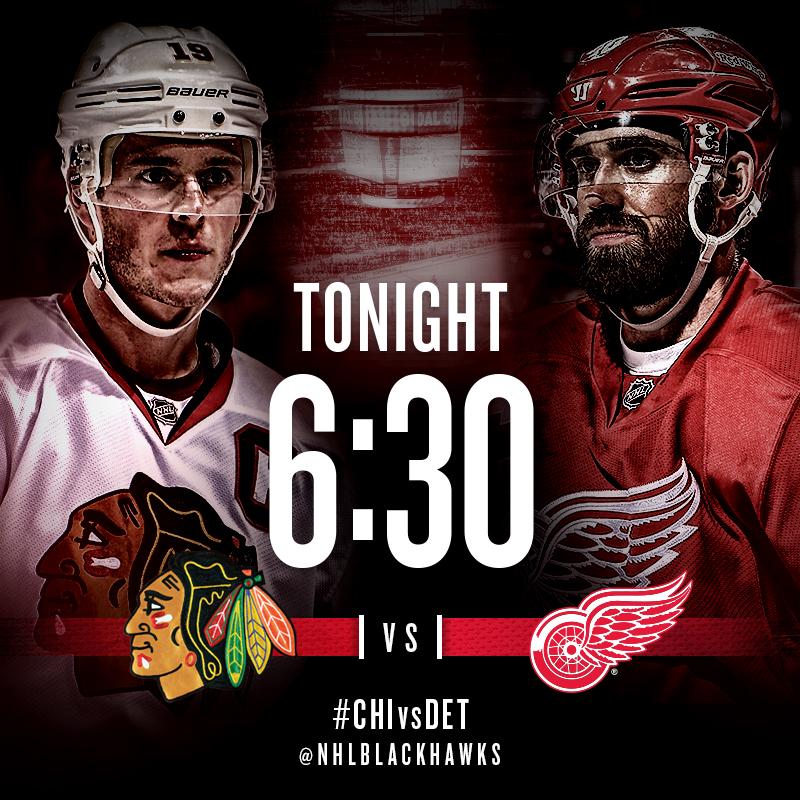 It's #Blackhawks Gameday! Get all the info you need to know on tonight's #CHIvDET matchup: onego.al/Ehdlz