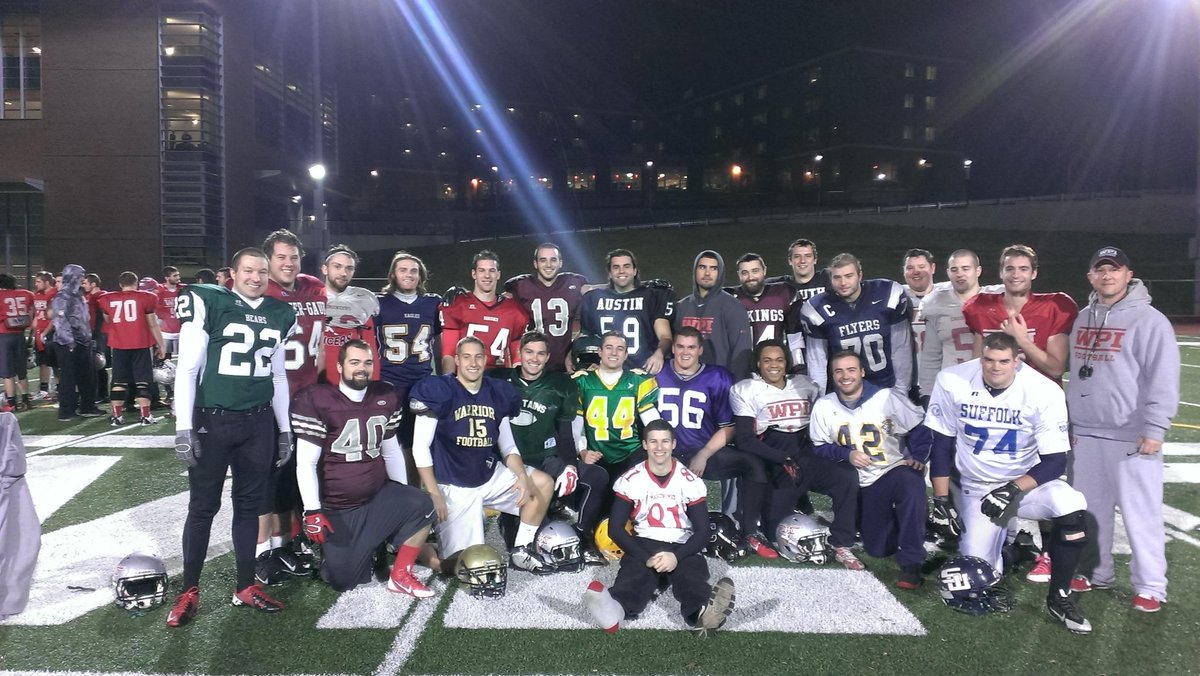 CoachRobFB's tweet image. #TBT part2 @WPIFootball Blessed to have coached these men.Be proud of how you led this football program. #TechForever