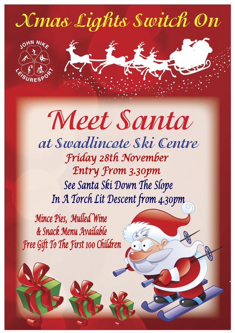 Light Switch On! Friday 28th November! Come along to the centre &amp; see Santa getting ready for his post xmas holiday!