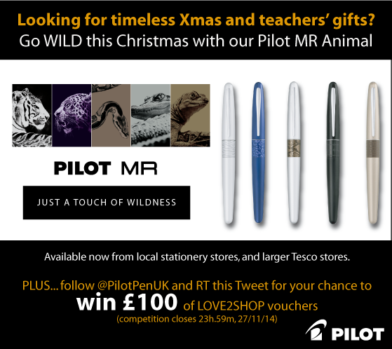 PilotPenUK's tweet photo. We’re giving away £100 in Love@Shop vouchers!! Click the image for details how to enter :) #PilotMR http://t.co/IppXHsxAKK