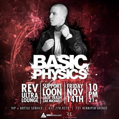 REVmpls's tweet image. Tonight&apos;s the night! #BasicPhysics is here and FREE! See you there!
