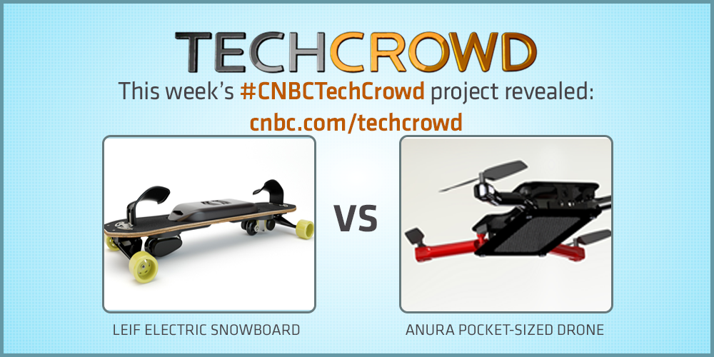 CNBCTechCheck's tweet photo. This week’s #CNBCTechCrowd leader revealed! See who made the cut: http://t.co/rARgSZKErD http://t.co/DsZjDHiDt3