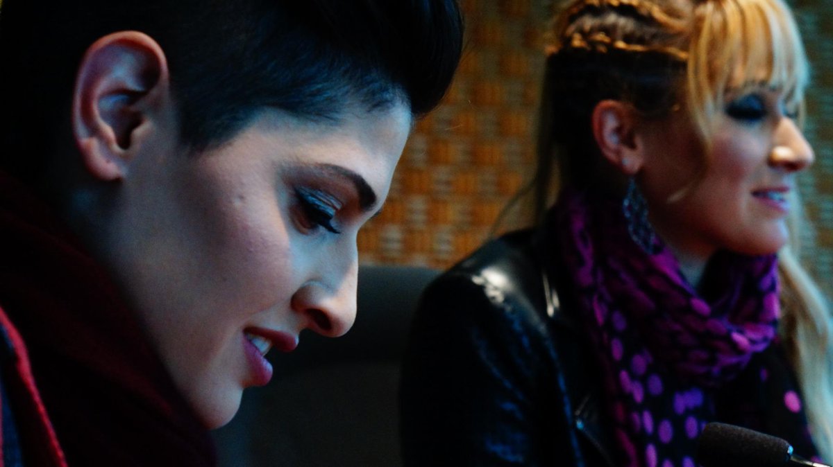 SergioyLupita's tweet photo. Esta mañana conversamos con @haashoficial de su nueva producción discográfica, en #Escenarios con @EDOGARUM http://t.co/1bDnZGy50n