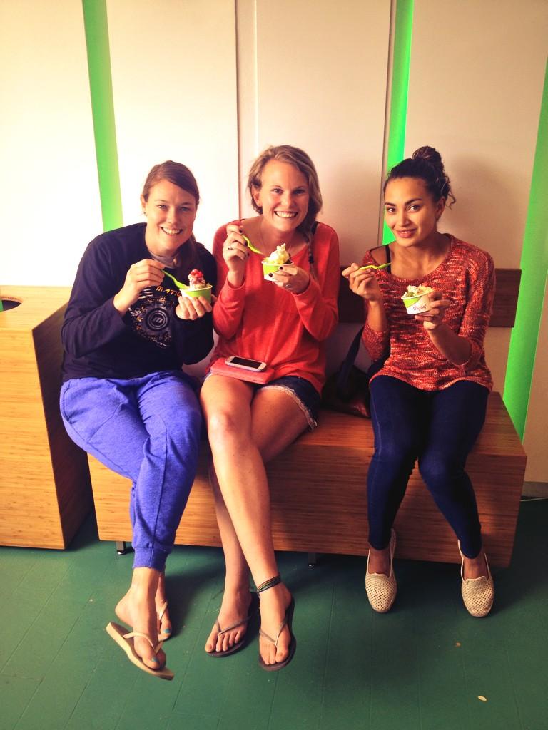 Nothing like a little <a href="/Myog_Froyo/">Myog Yogurt café</a>  on a Friday afternoon. #frozenyogurt #bliss