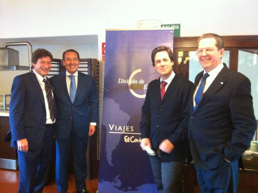 RotaryHuelva's tweet photo. Hemos participado en "VII Foro para el Viaje de Negocios" celebrado por Parador de Mazagón y Viajes El Corte Inglés. http://t.co/AUpKyl63BS
