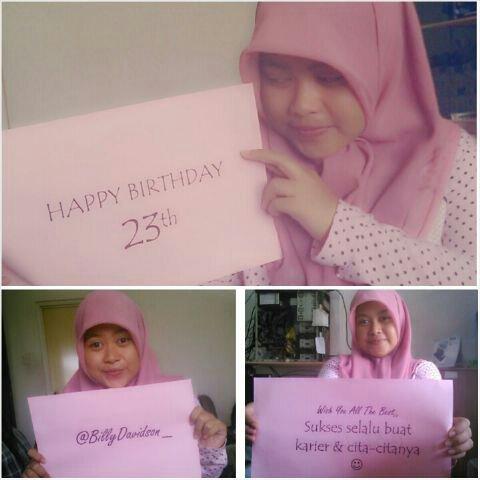 vivint_'s tweet photo. #HBD23thBillyDavidson #HBD23thBillyDavidson wish you all the best ko @BillyDavidson_ :)  cc @kulsumdavidson_ http://t.co/4W2GaQM7YA