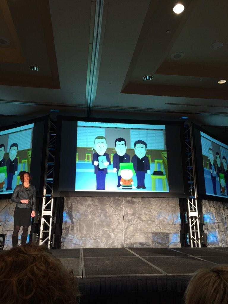 Love it! SouthPark example in privacy. Kudos Kate! #mobcon